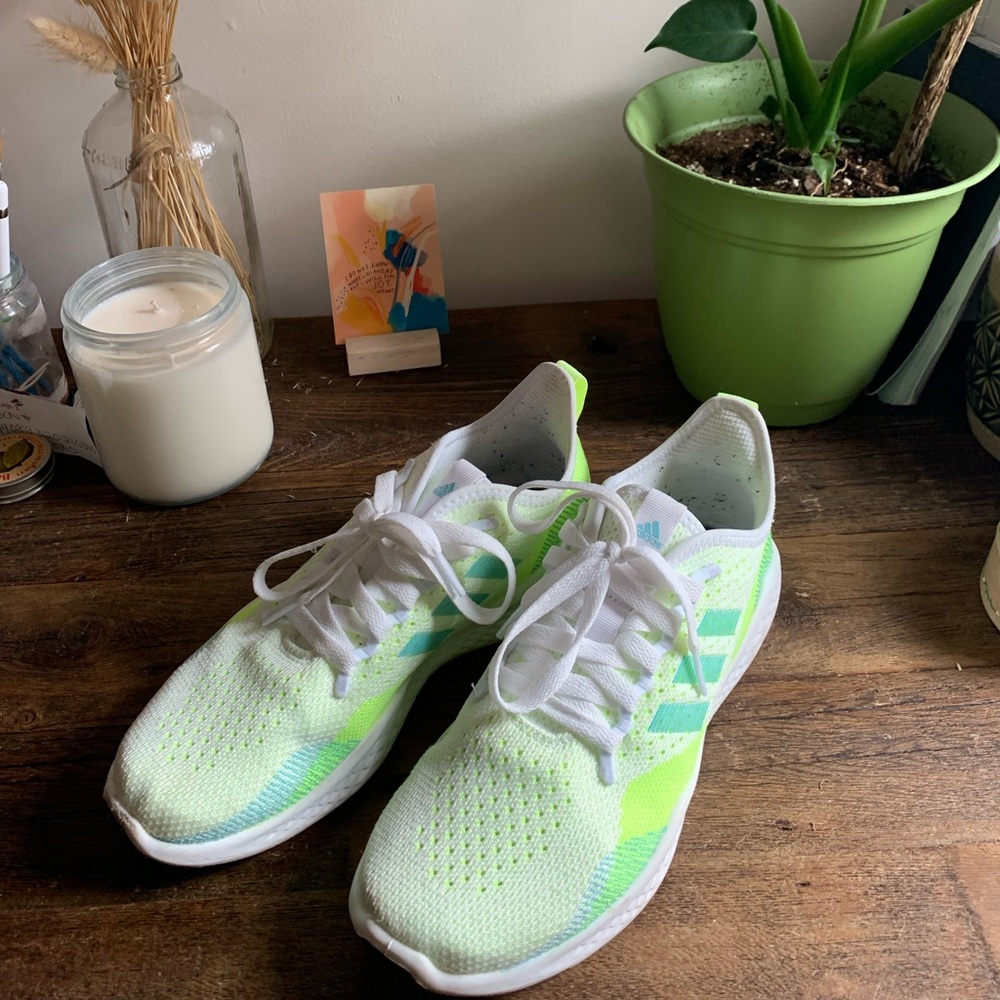 Adidas Fluidflow 2.0 Training Shoe Neon Lime Green